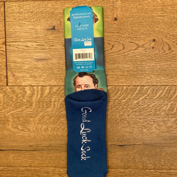Good Luck Sock Men's Bill Murray Socks, Size 8-13 - NWT - Picture 3 of 8